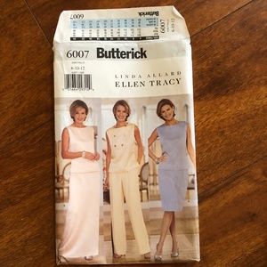 Butterick 6007 Linda Allard Ellen Tracy Womens' Sewing Pattern